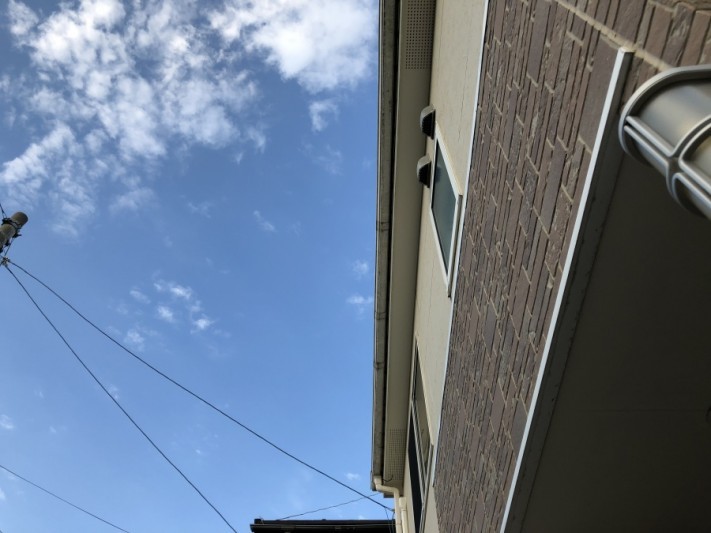 新潟市西蒲区 雨樋交換