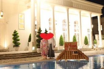 結婚式 瓦のウェルカムボード