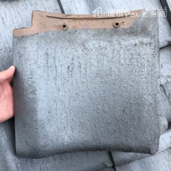 新潟市西蒲区 爆風による瓦飛散