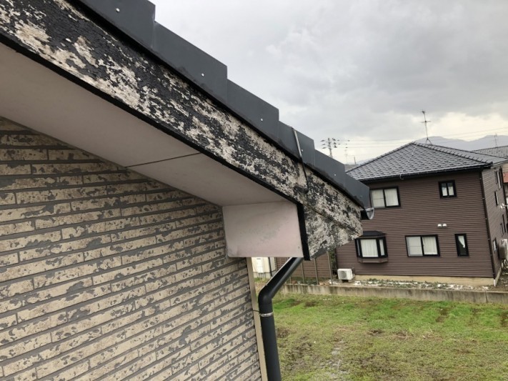 新潟市西蒲区 破風鼻隠し板金巻き工事