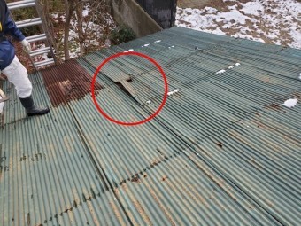 社屋板金屋根張替工事