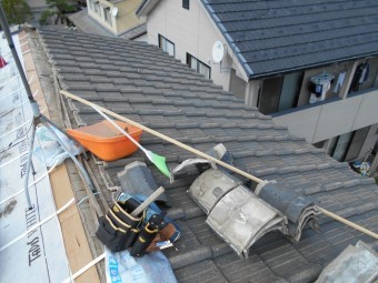 セメント瓦下地工事