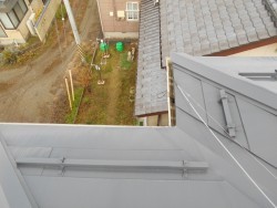 落雪防止用フェンス設置工事