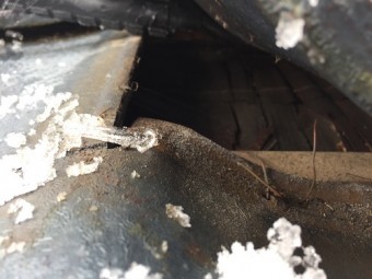 瓦 安田瓦 雨水浸入 つらら