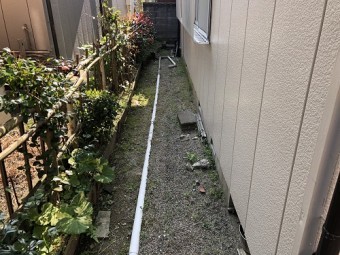 新潟市秋葉区 養生 仮設足場 シート