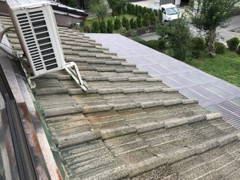 下屋セメント瓦 s型