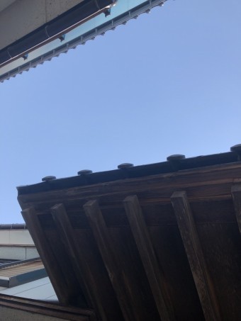 竣工 垂木 表し 三条市 屋根瓦復旧