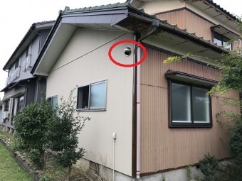 換気フード 外壁張替