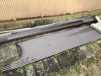 小屋屋根修理