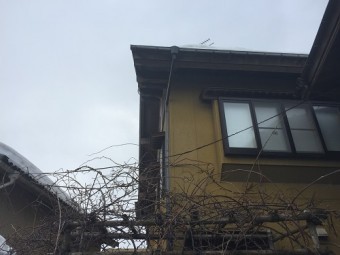 雨樋 竪樋 外れ 雨だれ 修理 竣工
