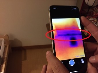 サーモグラフィー 調査 検査 床 壁 通気