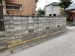 ブロック塀からフェンス設置工事