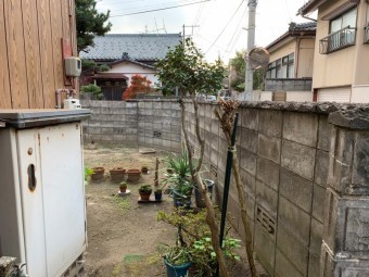 ブロック塀からフェンス設置工事