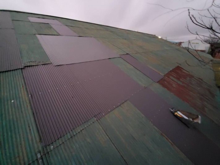 社屋板金屋根張替工事