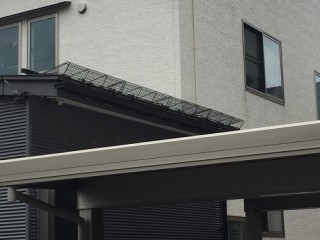 雪止め設置 完了 竣工