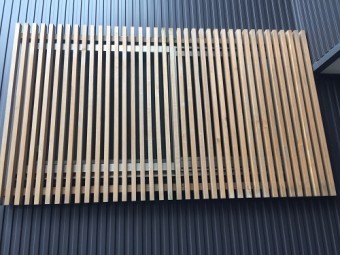 塗装 木格子 新潟市西区