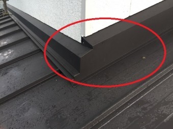 屋根葺き替え工事 土居棟 新規水切り