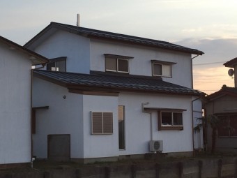 屋根葺き替え 仮設足場撤去後