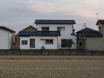 屋根葺き替え 仮設足場撤去後