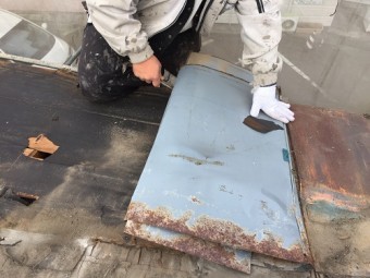 雨樋交換、屋根張替