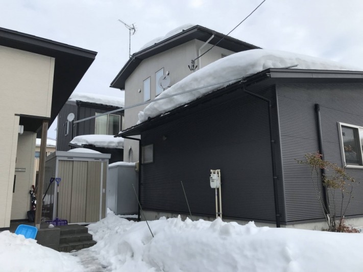 雪止めアングル応急処置