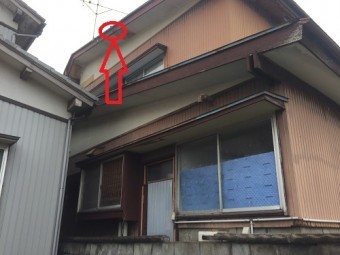 破風板の腐食 現調