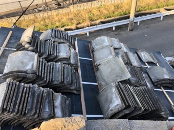 セメント瓦屋根雨漏れ