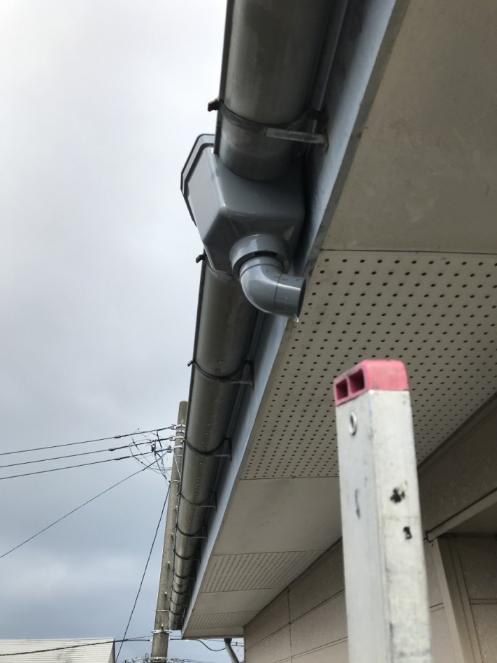 竪樋交換工事