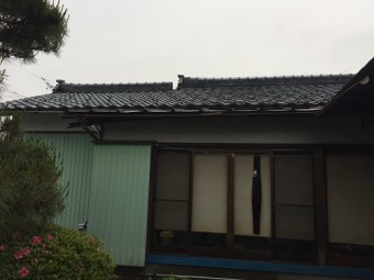 雨樋 庭部分
