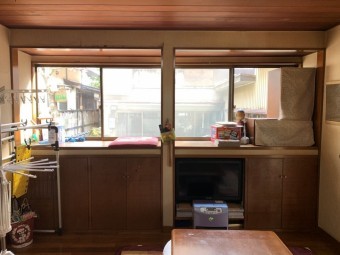 クロス貼替工事