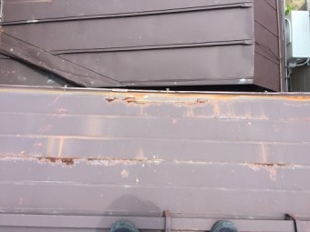 板金屋根 軒先