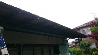 雨樋工事 吊り金具設置