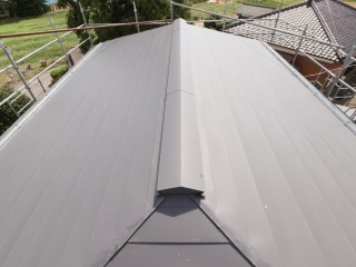 屋根部材解体作業
