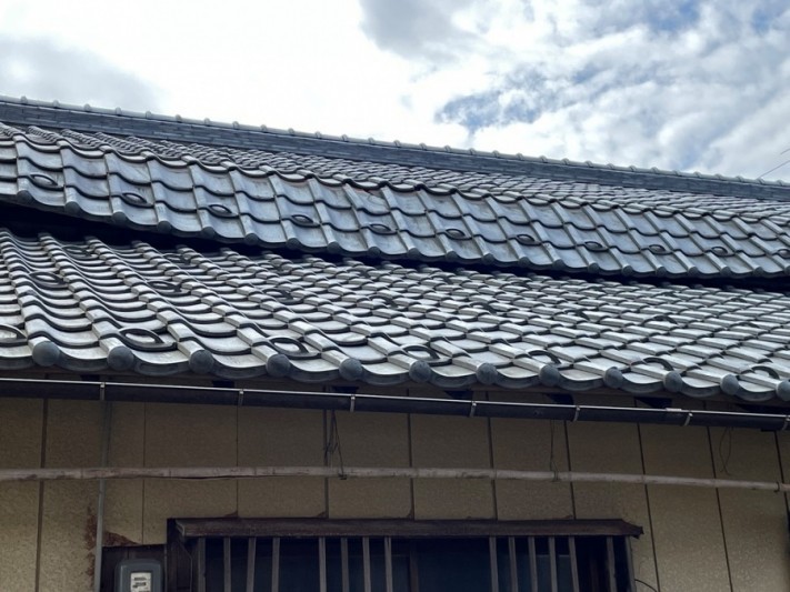 垂木折れで屋根葺き直し工事
