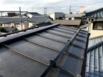 大屋根葺き替え工事