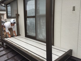 既存ベランダ 撤去 床解体
