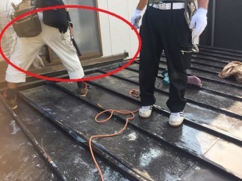 既存ベランダ 解体後