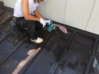 既存板金屋根 解体