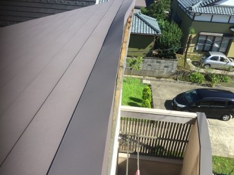 横葺板金屋根 西風