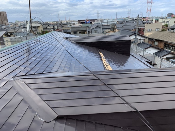 新潟市東区アパート屋根解体