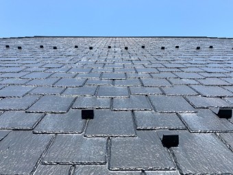 雪止めアングル設置工事