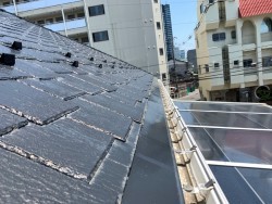 雪止めアングル設置工事