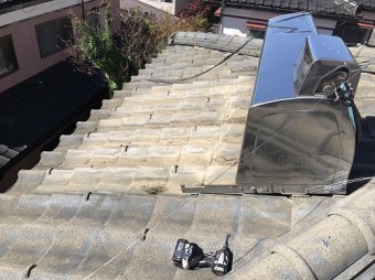 温水ソーラー パネル解体