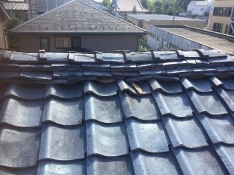 安田瓦 棟 面戸
