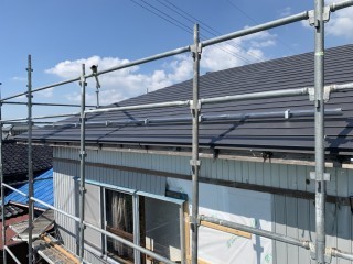 セメント瓦屋根葺き替え工事