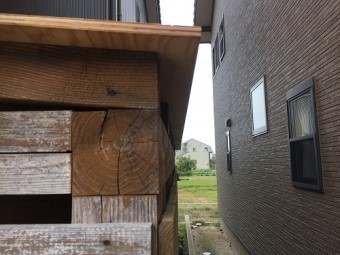 野地板 出 50㎜ 軒先