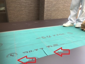 屋根葺き 墨付け