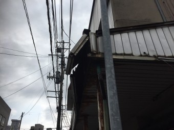 現調時 強風 暴風 外壁