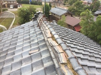 二階本棟 倒壊