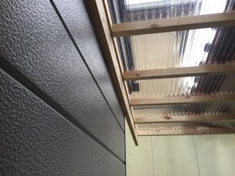 屋根造作 物干しスペース